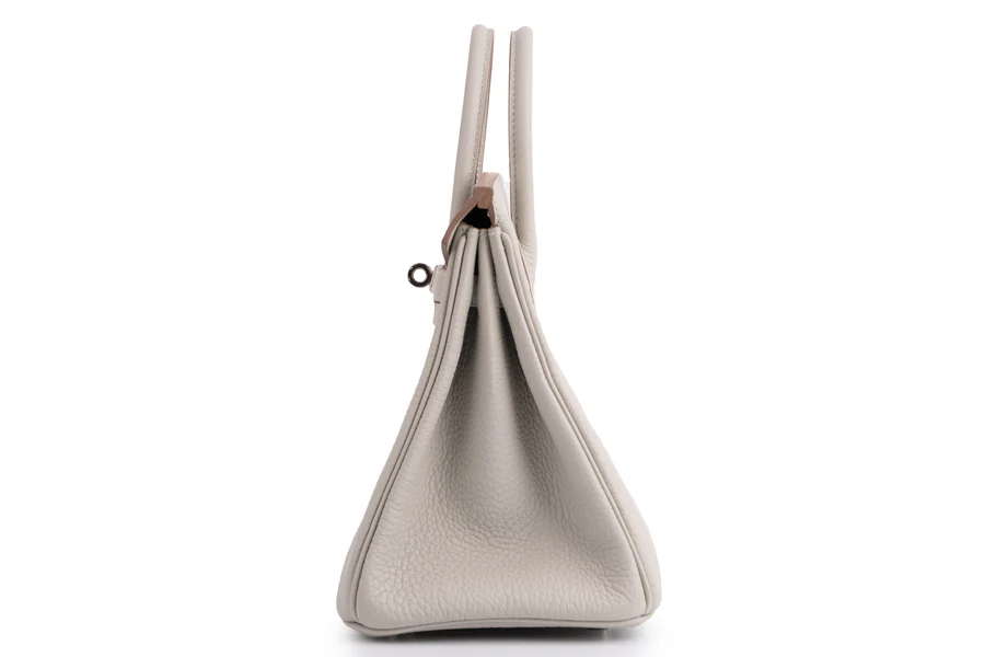 Hermès Birkin 25 Togo Gris Perle PHW - Image 3