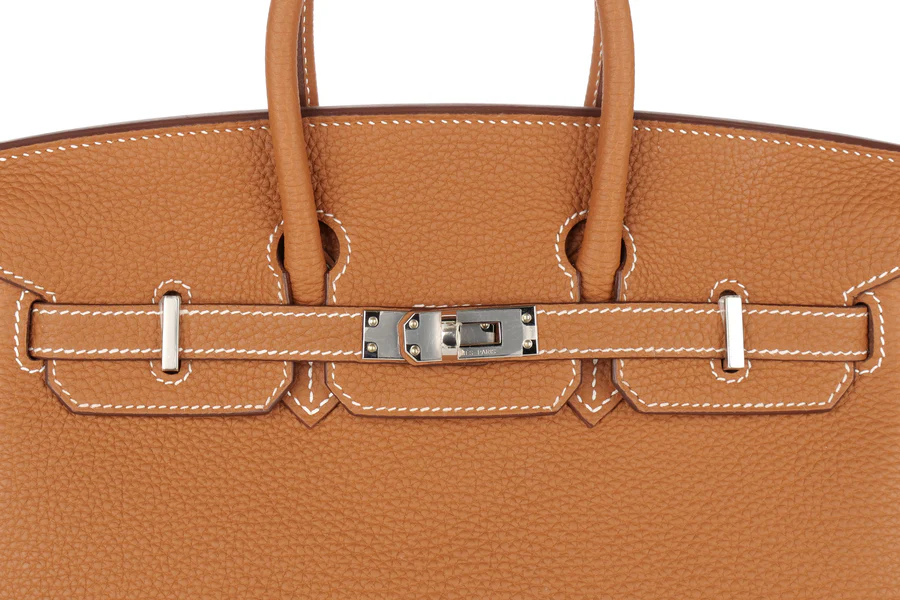 Hermès Birkin 25 Togo Gold PHW - Image 7