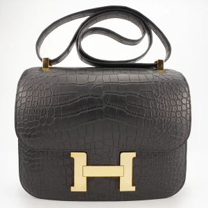 Hermès Constance 24 Exotic Alligator Black RGHW
