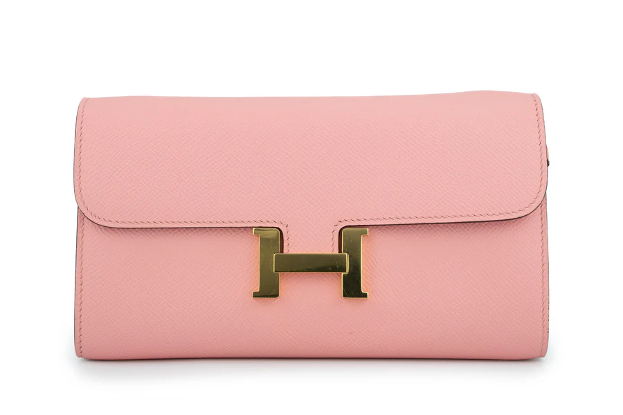 Hermès Constance To-Go Epsom Bubblegum GHW
