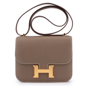 Hermès Constance 18 Epsom Etoupe GHW