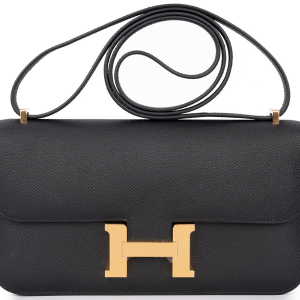 Hermès Constance Elan Veau Epsom Noir GHW