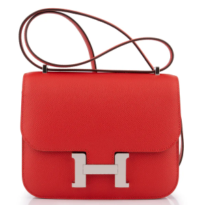 Hermès Constance 18 Epsom Rouge Radieux PHW