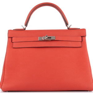 Hermès Kelly 32 Togo Geranium PHW