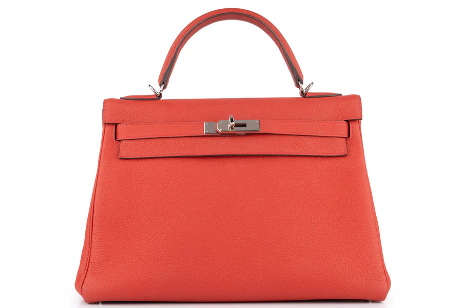 Hermès Kelly 32 Togo Geranium PHW