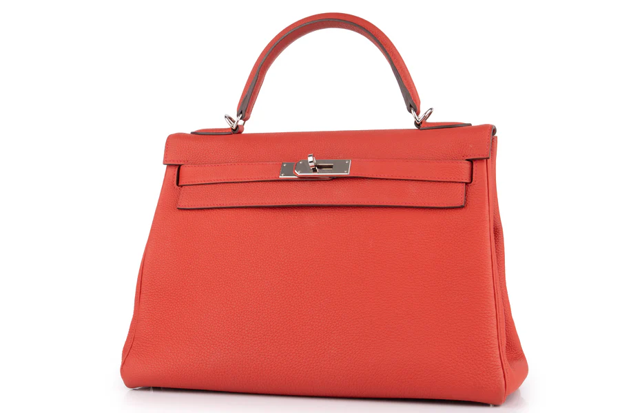 Hermès Kelly 32 Togo Geranium PHW - Image 2