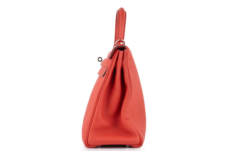 Hermès Kelly 32 Togo Geranium PHW - Image 3