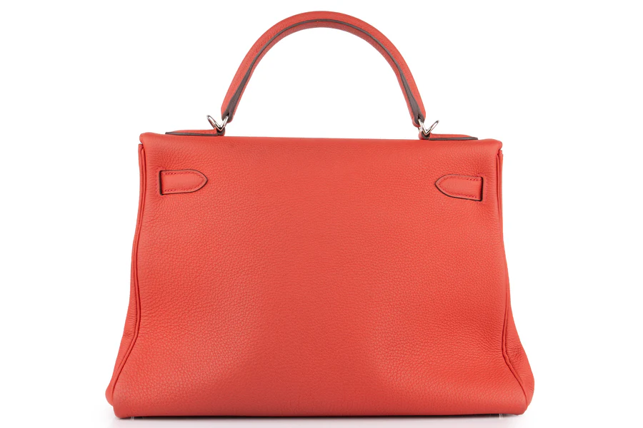 Hermès Kelly 32 Togo Geranium PHW - Image 4