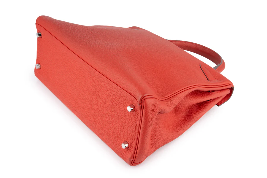 Hermès Kelly 32 Togo Geranium PHW - Image 12