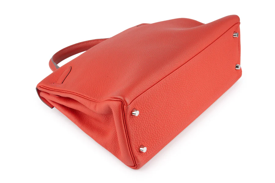 Hermès Kelly 32 Togo Geranium PHW - Image 13