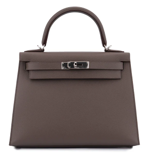Hermès Kelly 28 Epsom Gris Etain PHW