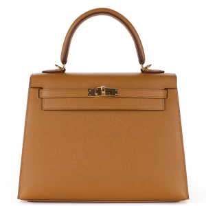 Hermès Kelly 25 Epsom Sesame GHW
