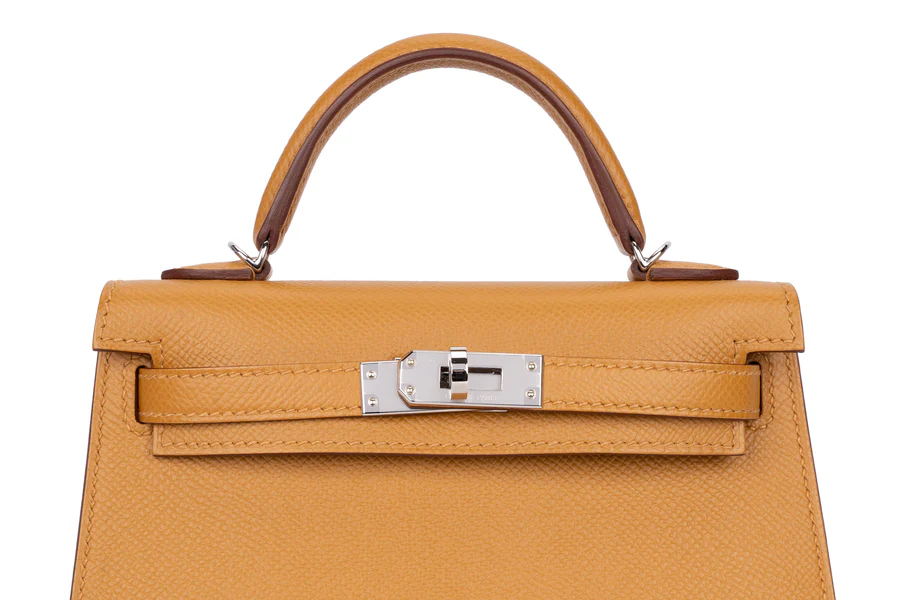Hermès Mini Kelly Epsom Sesame PHW - Image 7