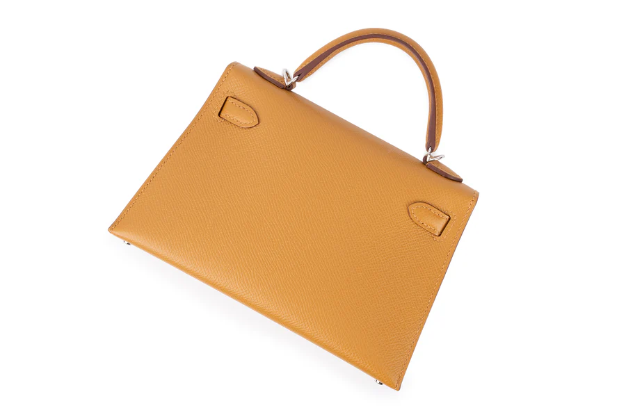 Hermès Mini Kelly Epsom Sesame PHW - Image 11