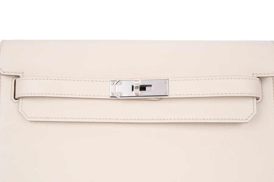 Hermès Kelly 25 Sellier Depeches Evercolor Beton PHW - Image 6