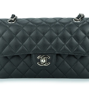 Chanel Flapbag Caviar Black SHW