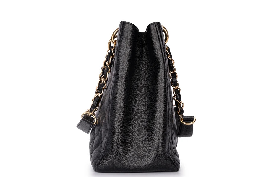 Chanel Grand Shopping Tote Bag Caviar Black GHW - Image 5