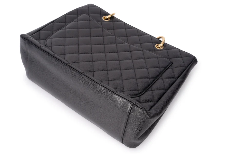 Chanel Grand Shopping Tote Bag Caviar Black GHW - Image 14