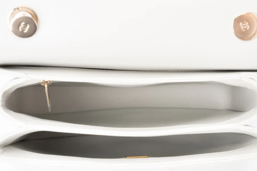 Chanel Trendy Top Handle Pale Grey/Blue GHW - Image 10