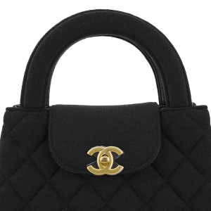 Chanel Mini Kelly Jersey Black BGHW
