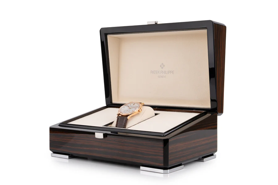 Patek Philippe Calatrava Ref - 6119R-001 Rose Gold Silver Dial 39mm - Image 6